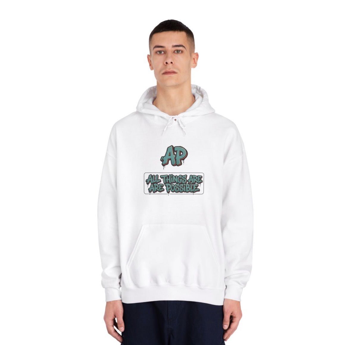 AP MERCH HOODIE - WHITE