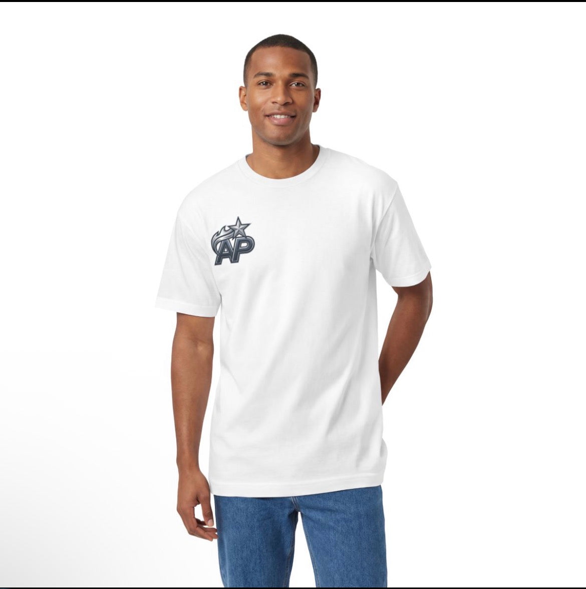 AP MERCH SHIRT-BLACK AND WHITE