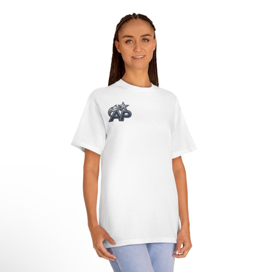AP MERCH SHIRT-BLACK AND WHITE