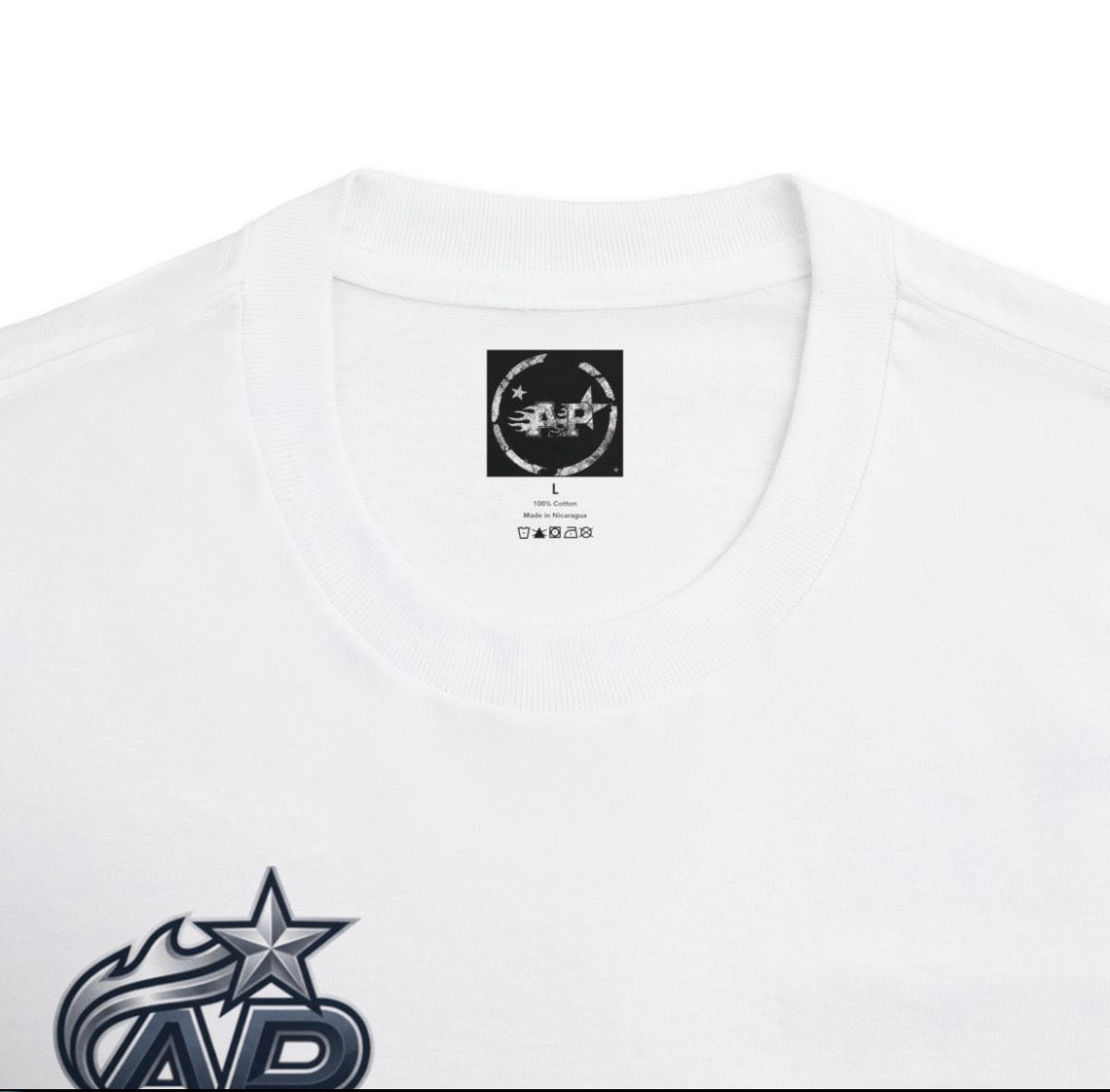 AP MERCH SHIRT-BLACK AND WHITE